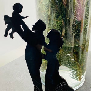 Cake topper torta nuziale cake topper matrimonio sposa e sposo bambino