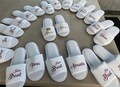 JGA Wedding Personalized Slippers Spa Sauna Bride Wellness Disposable Slippers product logo