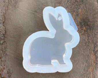 Silikonform Hase sitzend Resin, Gießform,Epoxidharz Ostern Mold Epoxy