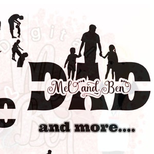 Dad Gift, Svg and Studio. Cricut and Cameo. everything is included. Commercial friendly