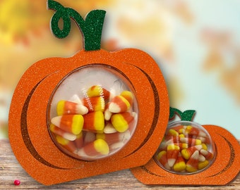 Pumpkin Candy box, Digital FileSVG and Studio