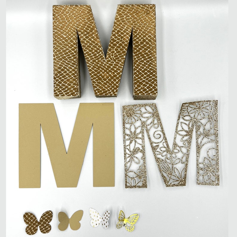 3D Letter A to Z, (layers Included) Digital Cut SVG and Studio File, 3D ...