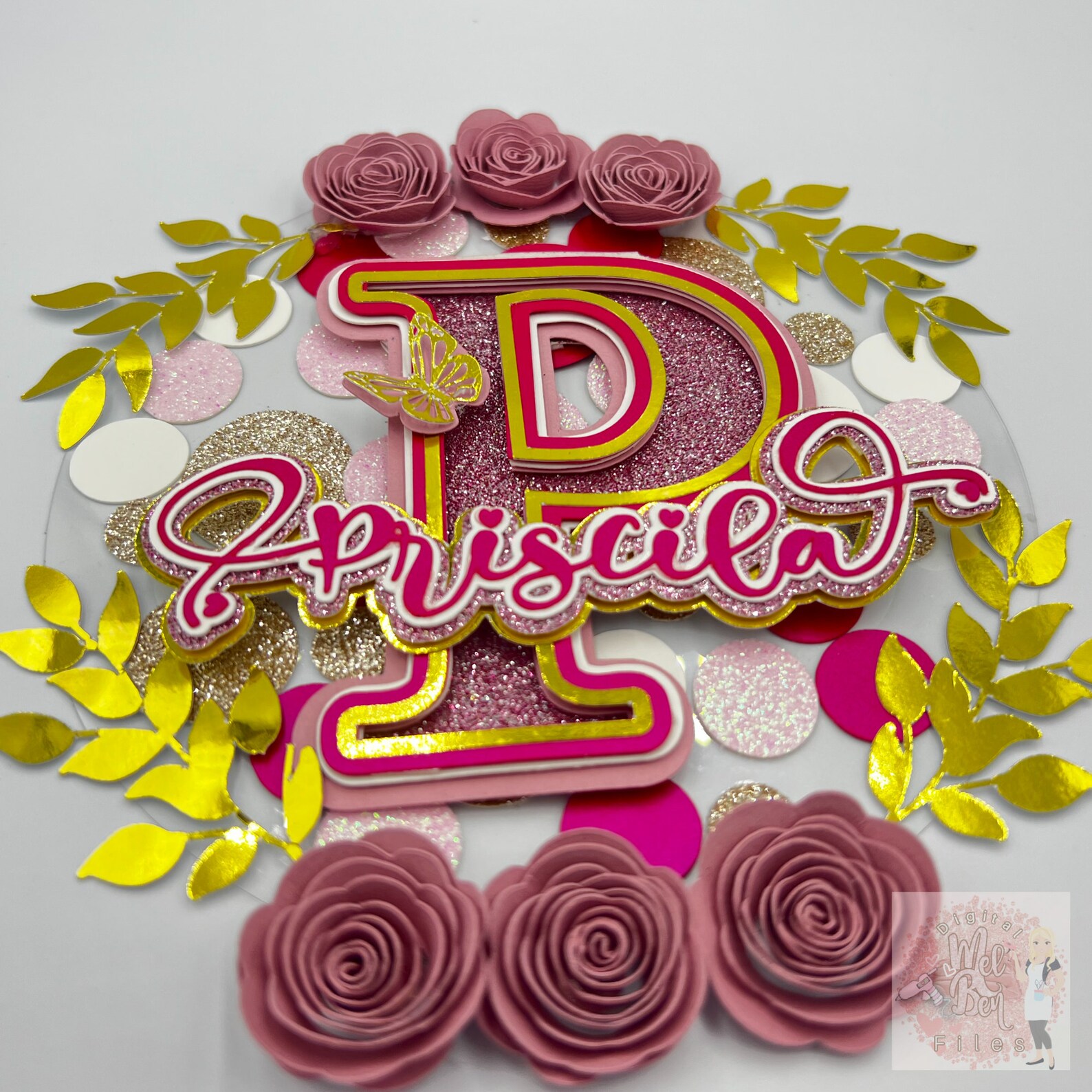 Cake Topper Letter. the Whole Alphabet and Decoration is Etsy