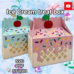 IJstraktatie/geschenkdoos. Svg, Pdf en Studio.