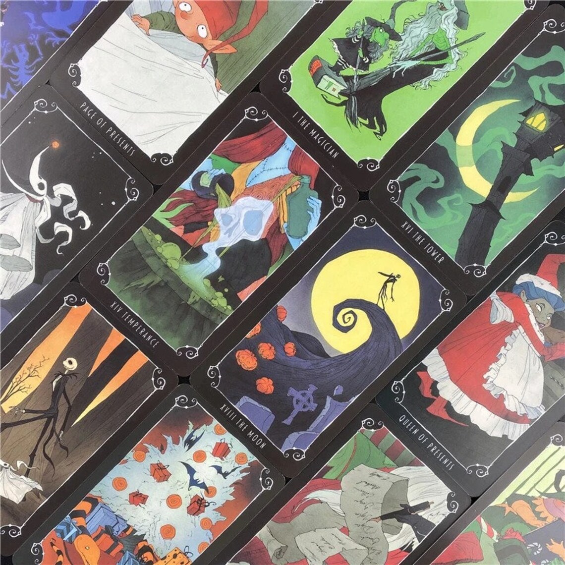 Nightmare Before Christmas Tarot Cards 
