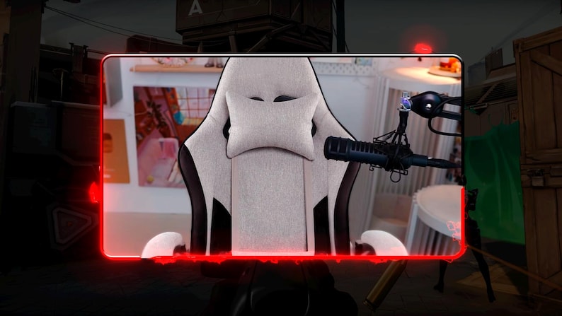 Overlays Stream Animierte Red Neon twitch, Kick und Youtube Bild 7