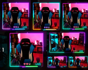 Arcade - Webcam overlays Stream design - Pack of 3 styles - HD quality