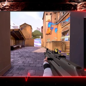 Overlays Stream Animierte Red Neon twitch, Kick und Youtube Bild 8