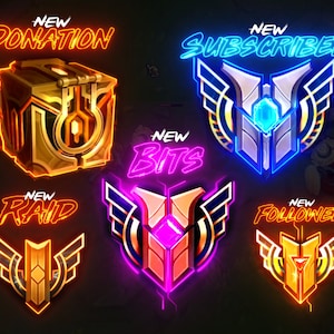 Animated Stream Mastery Alerts - League of legends - Twitch and Kick