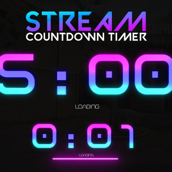 Stream Countdown - Etsy