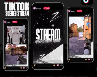 Animated Neon Graffiti Stream Package: TikTok Live Overlays (WEBM Format)