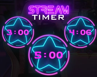 Stream Star Timer - STREAM Countdown Timer voor Twitch en Kick