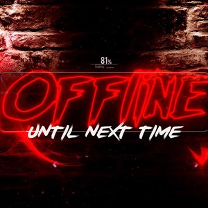 Overlays Stream Animierte Red Neon twitch, Kick und Youtube Bild 9