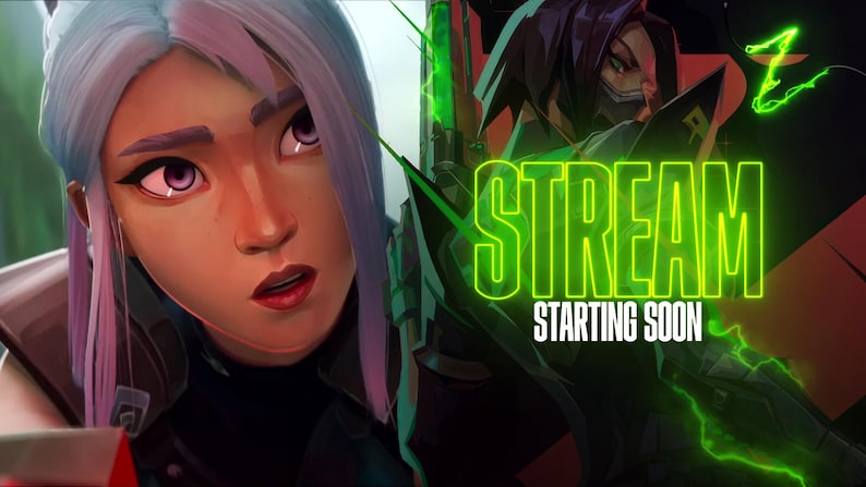 Viper Valorant - Animated Stream Overlays Pack - Twitch, Kick and Youtube - OBS Studio, Streamlabs image 8