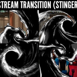Puede incluir: Un efecto de transición en espiral en blanco y negro con un agujero negro en el centro. El efecto se utiliza para transiciones de vídeo, a menudo llamado stinger.