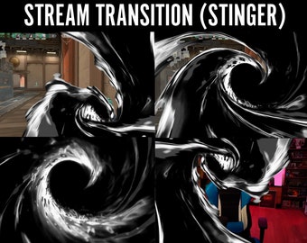 DARK PORTAL Stream Scene Transition - ( Stinger Stream ) - Design - Twitch and Kick