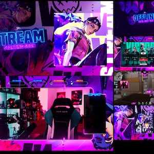 Overlays Stream Pack CLOVE - Animated Stream Desing - Twitch and Kick