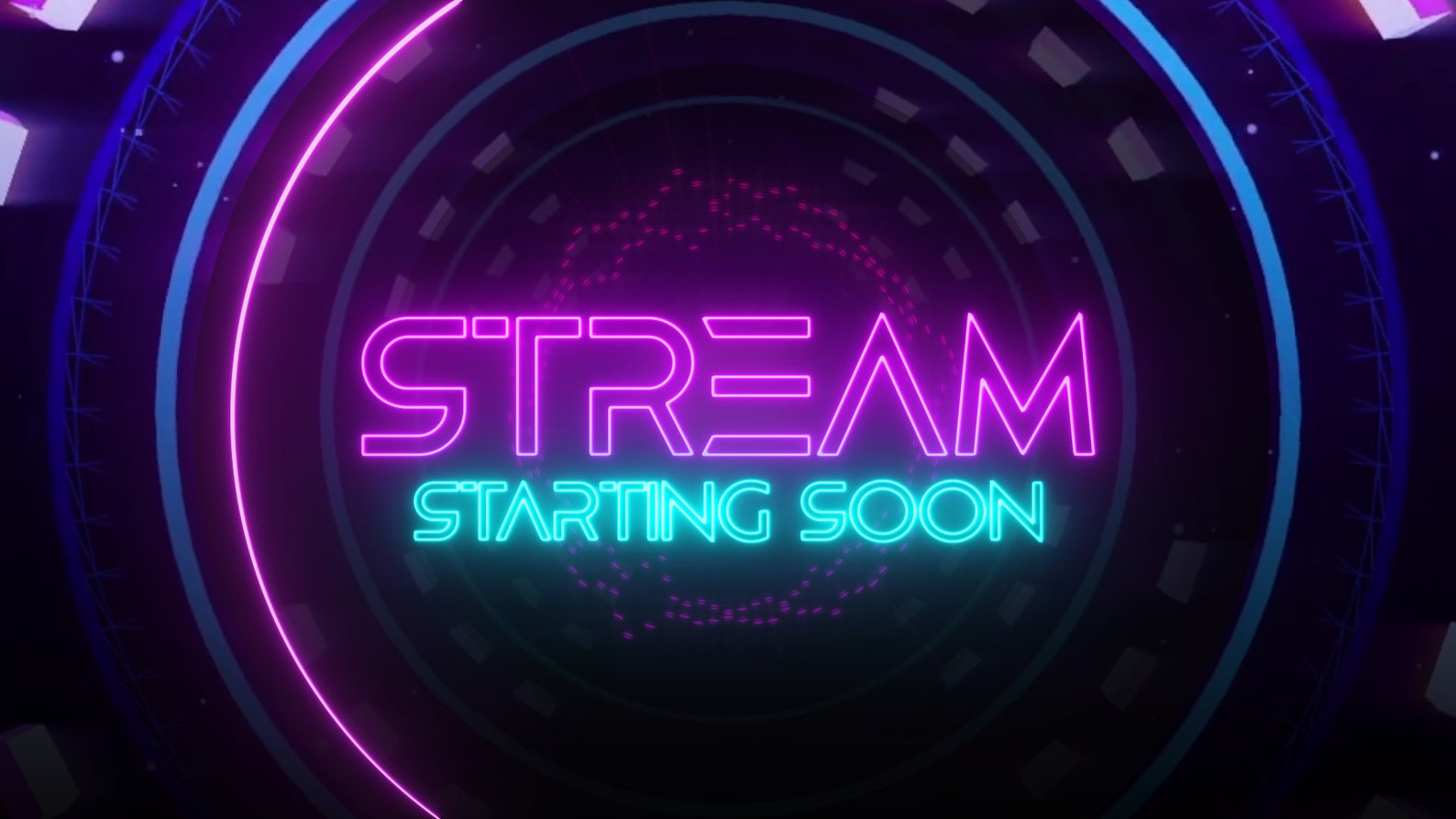 Animated Stream Overlay Pack / Neon Futuristic Style / | Etsy UK