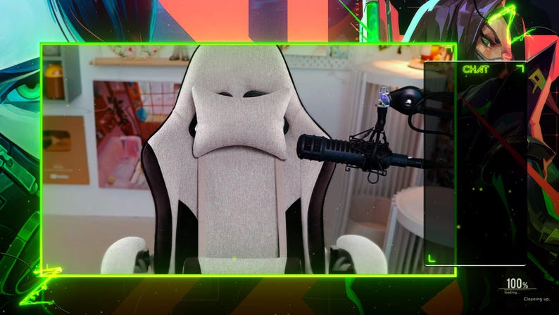 Viper Valorant - Animated Stream Overlays Pack - Twitch, Kick and Youtube - OBS Studio, Streamlabs image 7