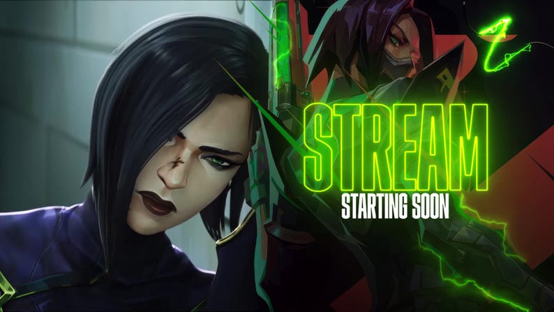 Viper Valorant - Animated Stream Overlays Pack - Twitch, Kick and Youtube - OBS Studio, Streamlabs image 3