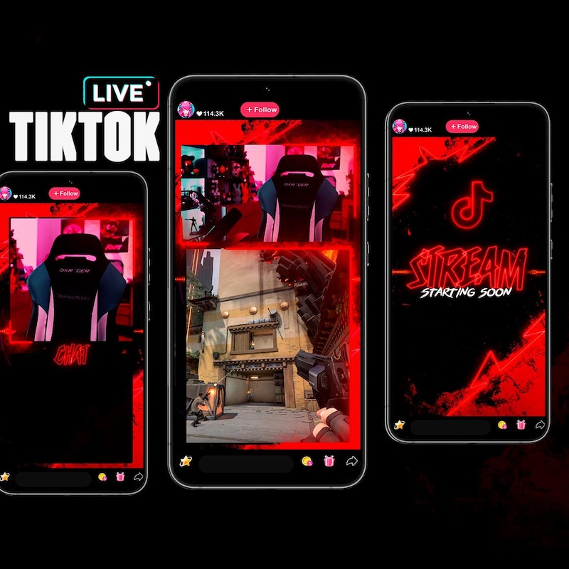 Streaming Layouts Tiktok - Etsy