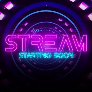 Animated Stream Overlay Pack / Neon Futuristic Style / Twitch and Kick ...