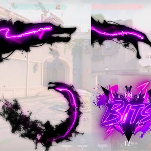 Stream Alerts Package - Ash Black Dragon - Twitch, Kick and Youtube - Animated Design
