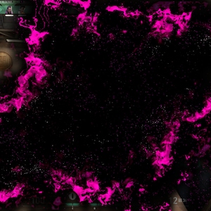 Op de afbeelding: Een zwarte achtergrond met roze en witte abstracte vormen die lijken op vlammen of rook. De vormen zijn over de hele afbeelding verspreid en cre&euml;ren een dynamisch en energiek gevoel.