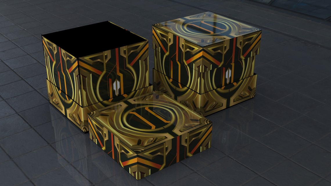 League Of Legends Anniversary Gifts Hextech Boxes Printable Designs League Legends