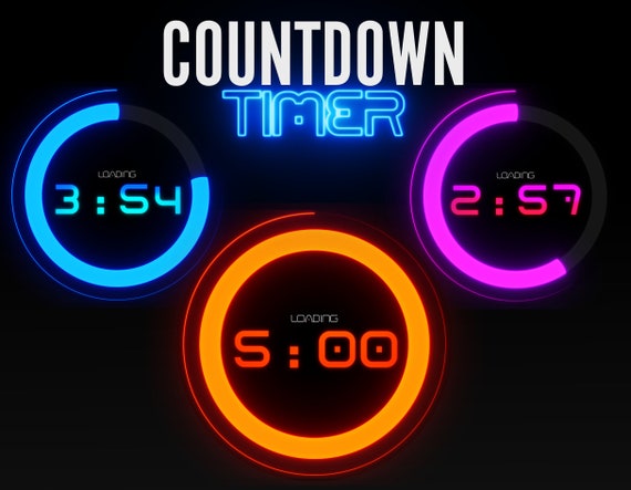 Counter Timers For Live Streaming - After Effects Templates