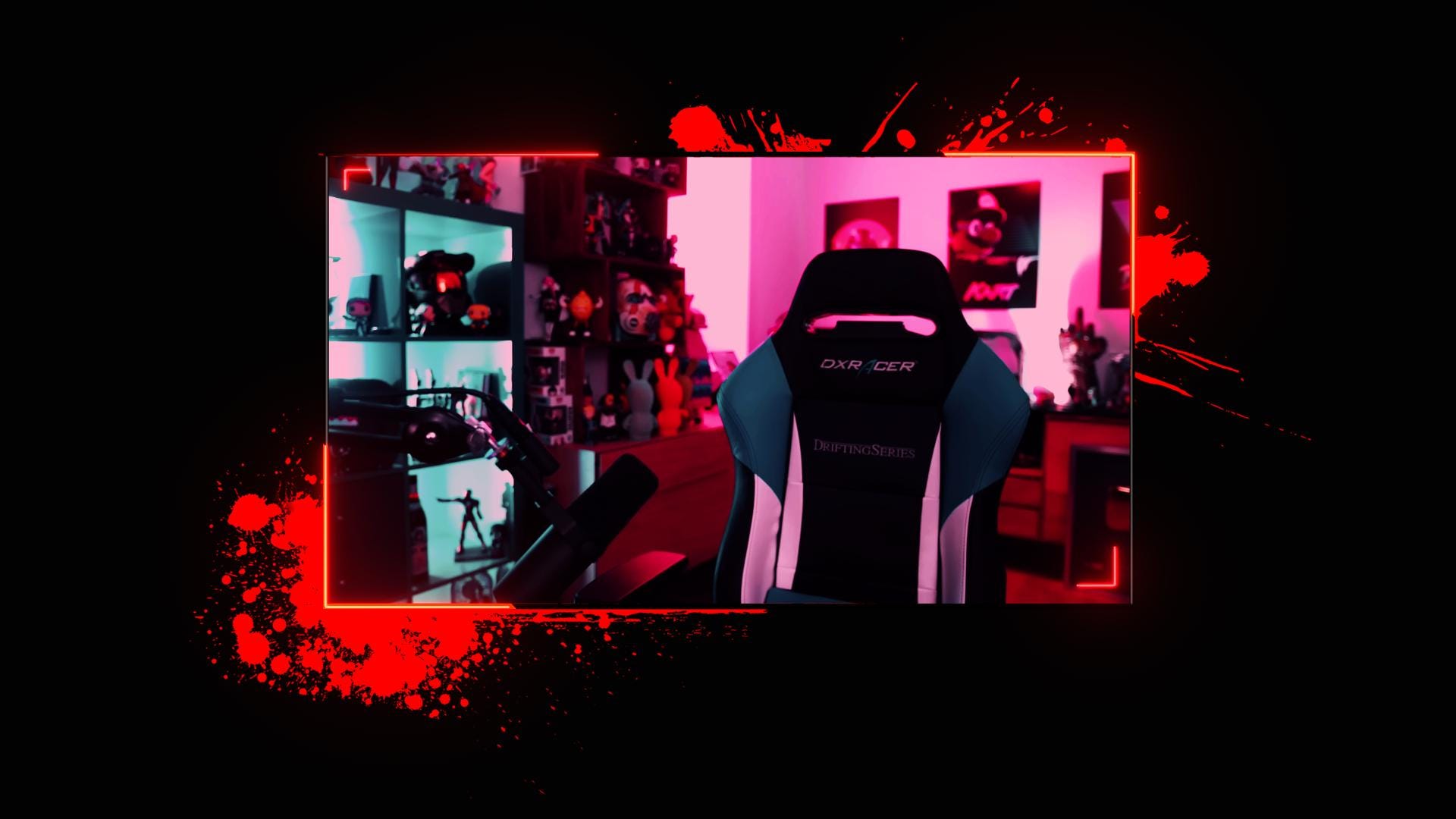 YOUTUBE - Animated Stream Package - Red Neon Design - Etsy
