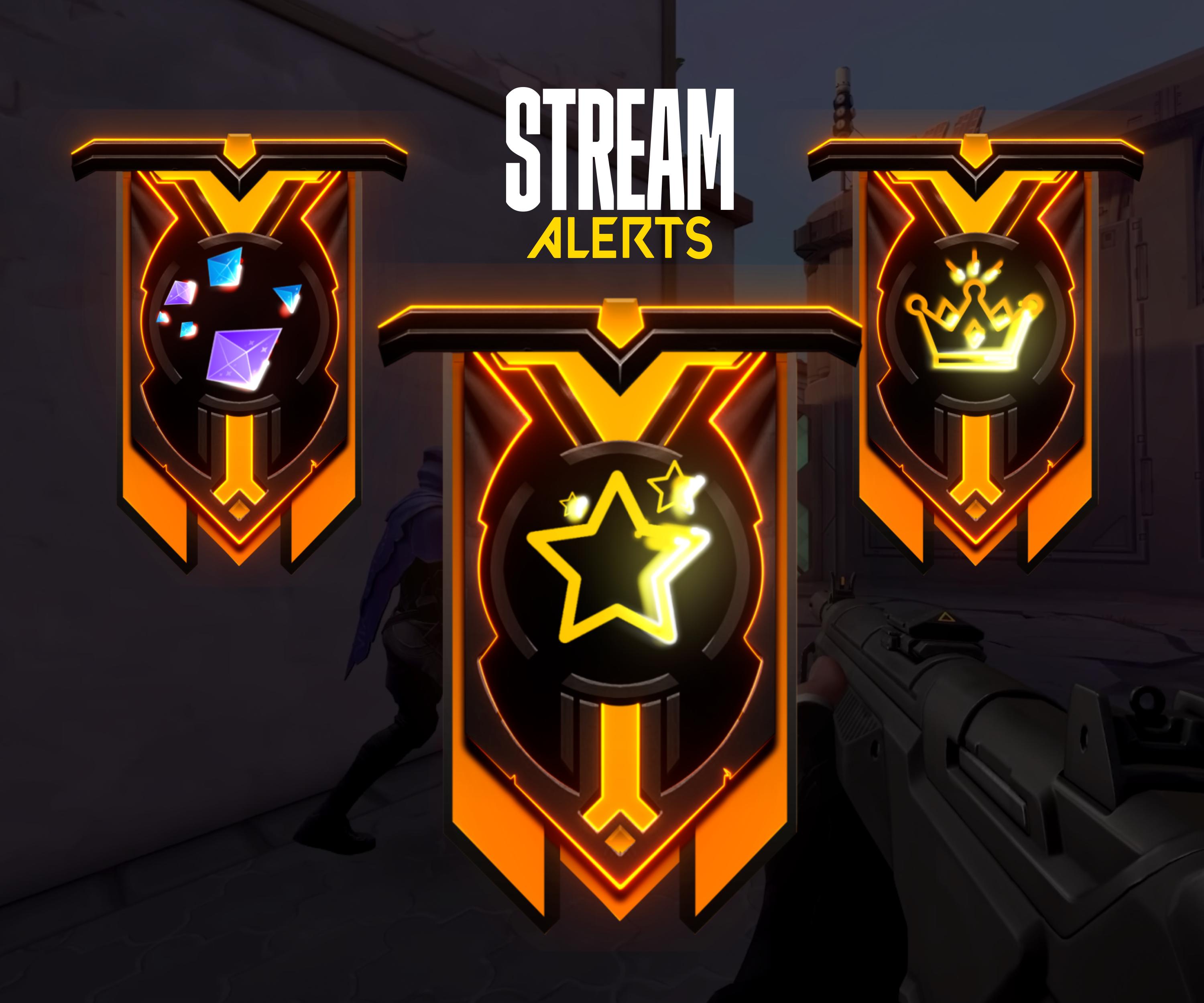 Yellow Streaming Service Animated Yellow Stream Alerts: Twitch, Kick, Youtube - Neon Flash - Etsy