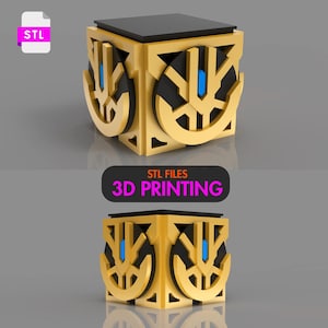 Hextech Arcane Loot Box STL – 3D Printing Game Accessory (Digital Download)