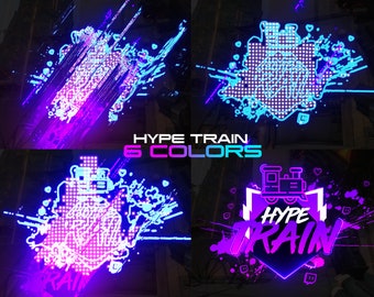 Animated Stream Alert - Hype Train - Includes 6 Colors