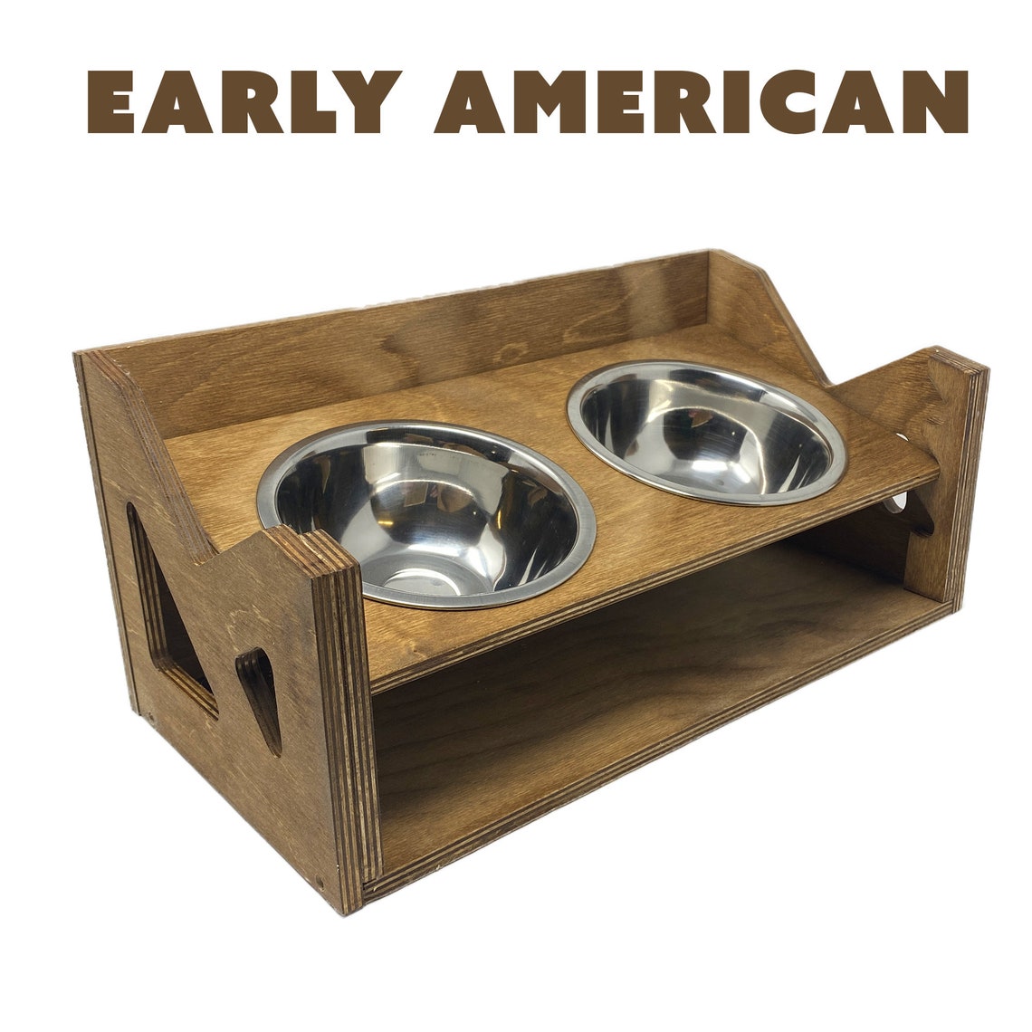 Adjustable Pet Feeder Raised Elevated Feeding Stand With Etsy