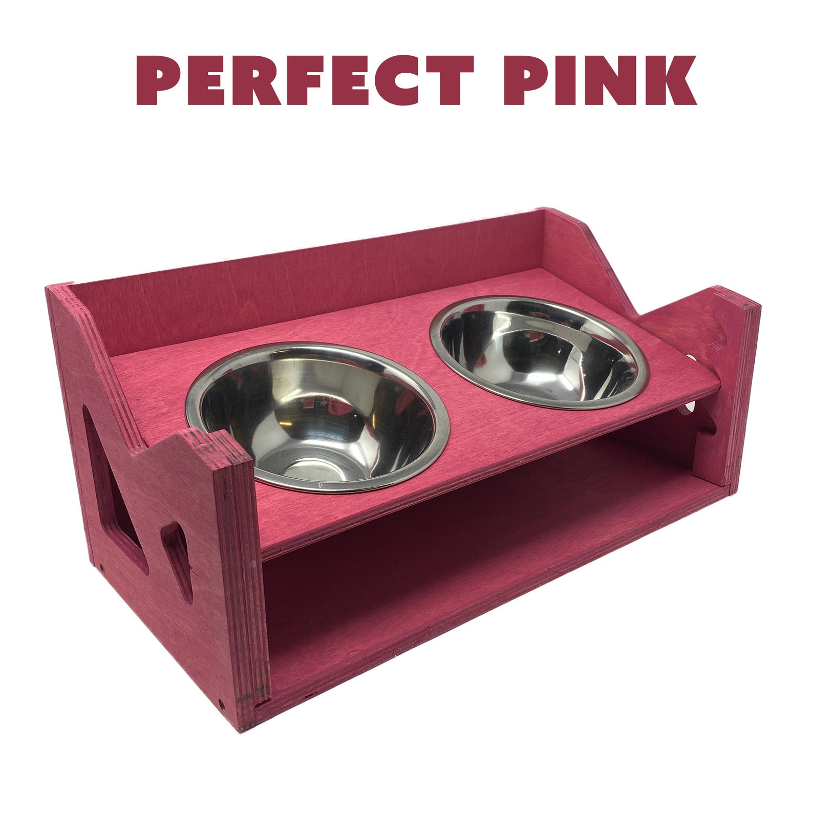 Adjustable Pet Feeder Raised Elevated Feeding Stand With Etsy