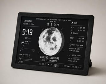 MoonGraph - Moon Phase Clock by UkieLab
