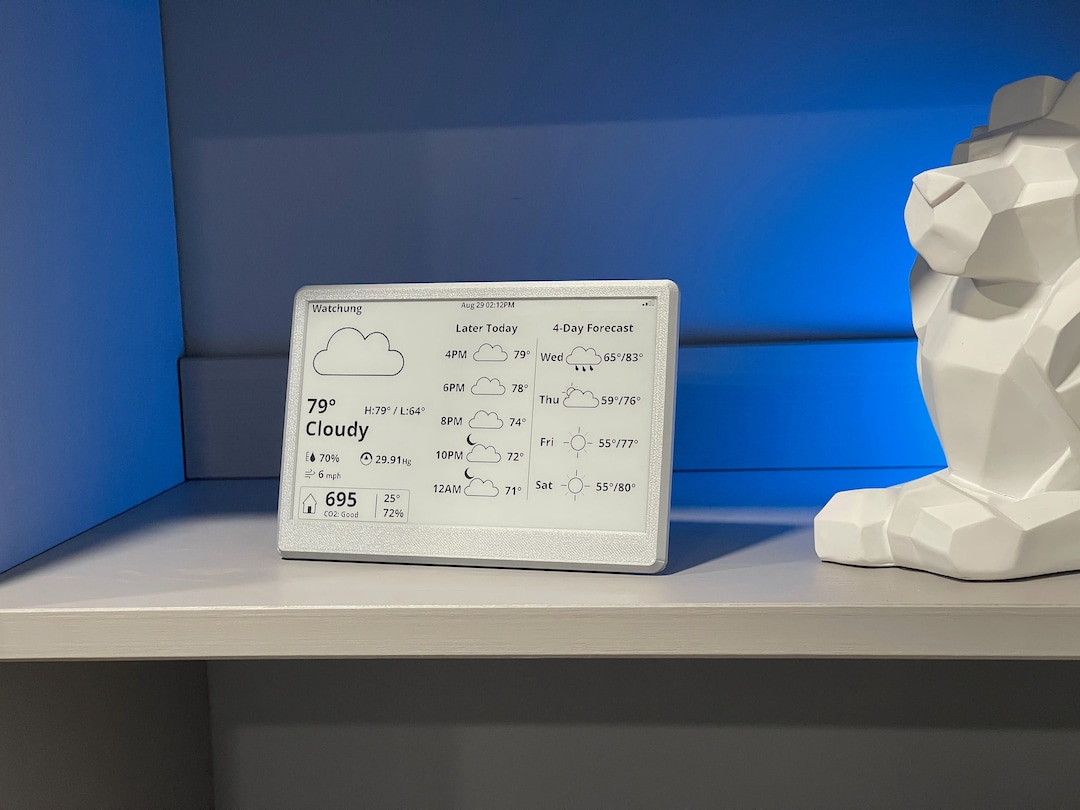 Smart Wi-Fi Weather Station | 7.5" E-Ink Display