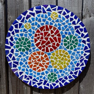 Mosaic art - 30 cm diameter, Mosaic, Wall Decor, Mosaic wall art, Modern wall art, Abstract mosaic