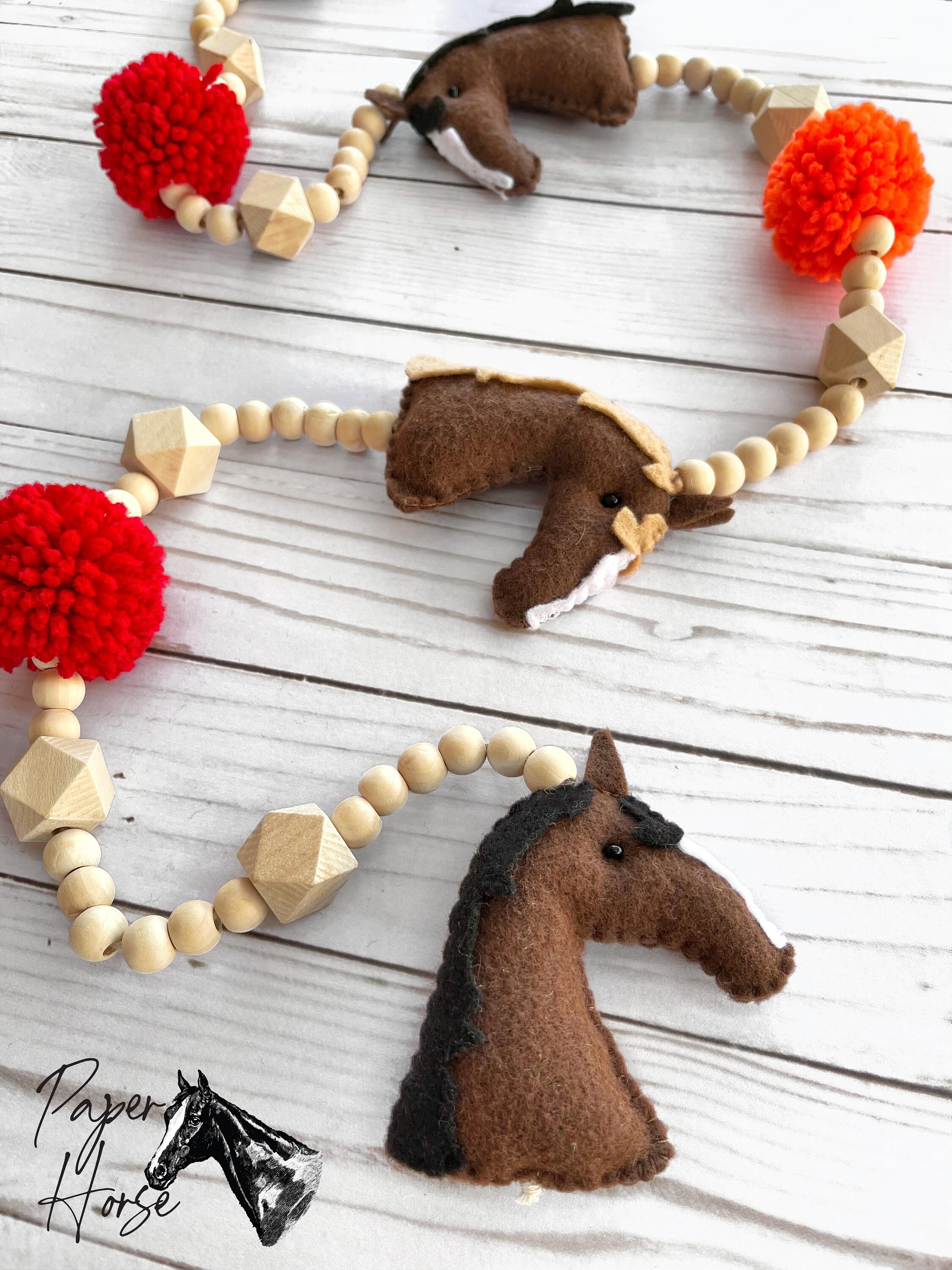 Horse Garland Decor Nursery Garland Equestrian Decor Horse Etsy 日本