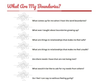 printable boundary exploration therapist boundaries client etsy