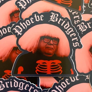 Phoebe Bridgers x Ongo Gablogian Sticker | 3 SIZES | 3 VARIATIONS | It's Always Sunny in Philadelphia | Danny Devito | Punisher | Decal