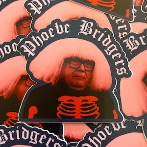 Phoebe Bridgers x Ongo Gablogian Sticker | 3 SIZES | 3 VARIATIONS | It's Always Sunny in Philadelphia | Danny Devito | Punisher | Decal