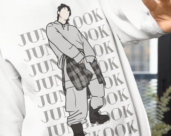 Jungkook Sweatshirt Jungkook 3D Kpop Sweater Kpop Fashion 