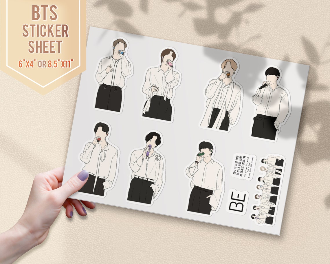 BTS Sticker Sheets BTS Life Goes on Stickers BTS Kpop - Etsy