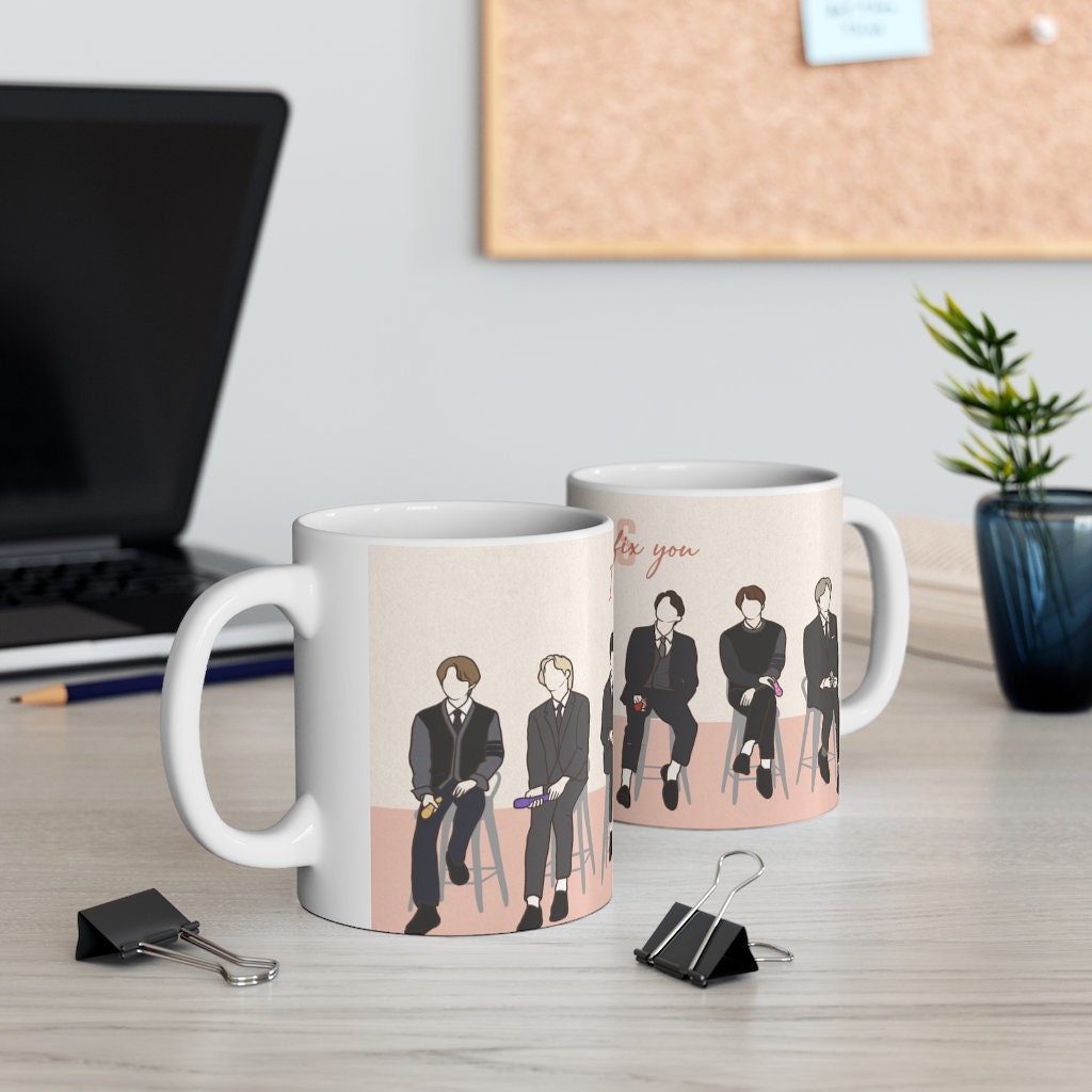 BTS Mtv Fix You Mug Bts Merch Kpop BTS BTS Mug Bts Minimal - Etsy