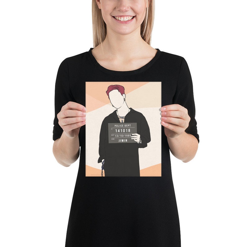 Jimin Mugshot Poster Bts Butter Kpop Butter BTS Wall Art - Etsy