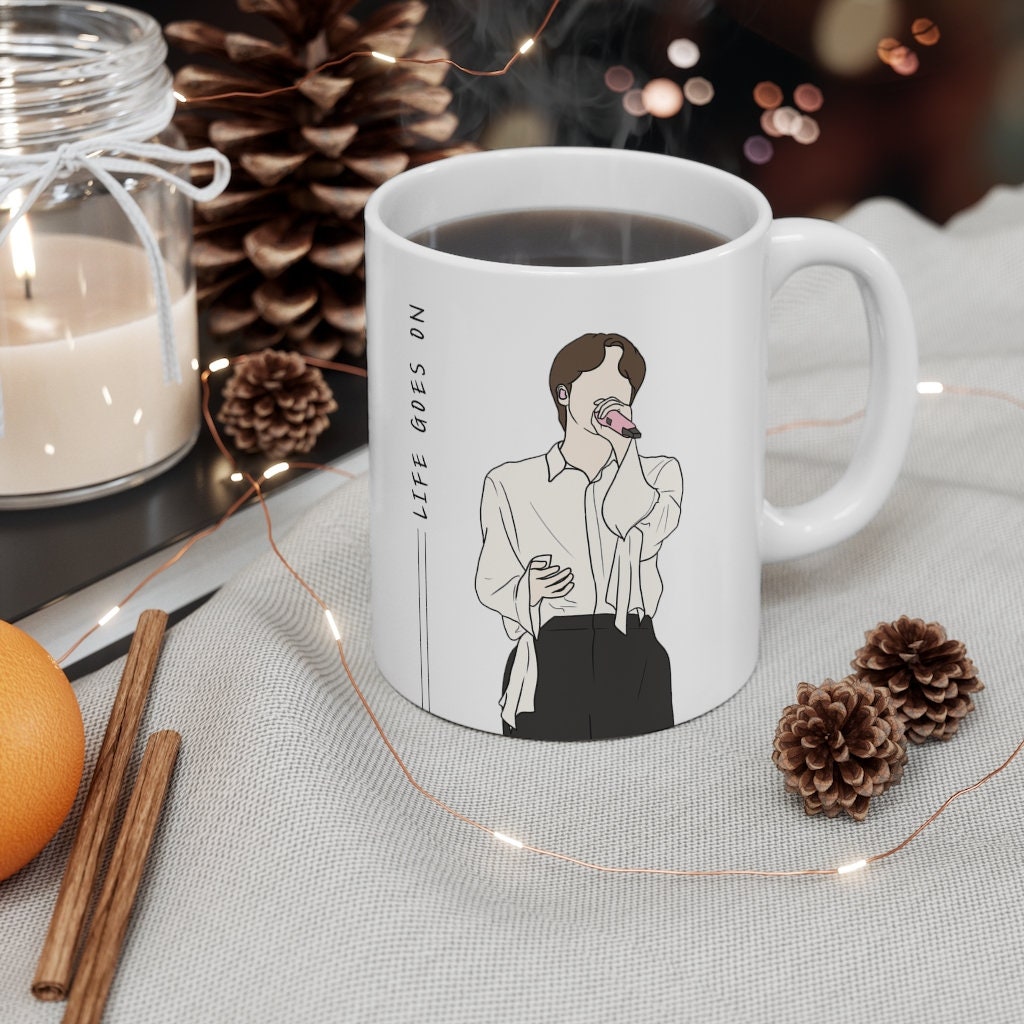 BTS Jin Mug Life Goes On Mug Jin Mug BTS Merch BTS Gift | Etsy
