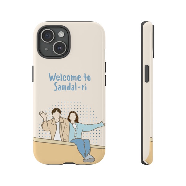 K-drama Welcome to Samdal-ri, Welcome to Samdal-ri Case, K-drama Phone Case, Tough Case, Kdrama Gifts, Kdrama Merch, K-Drama Illustration