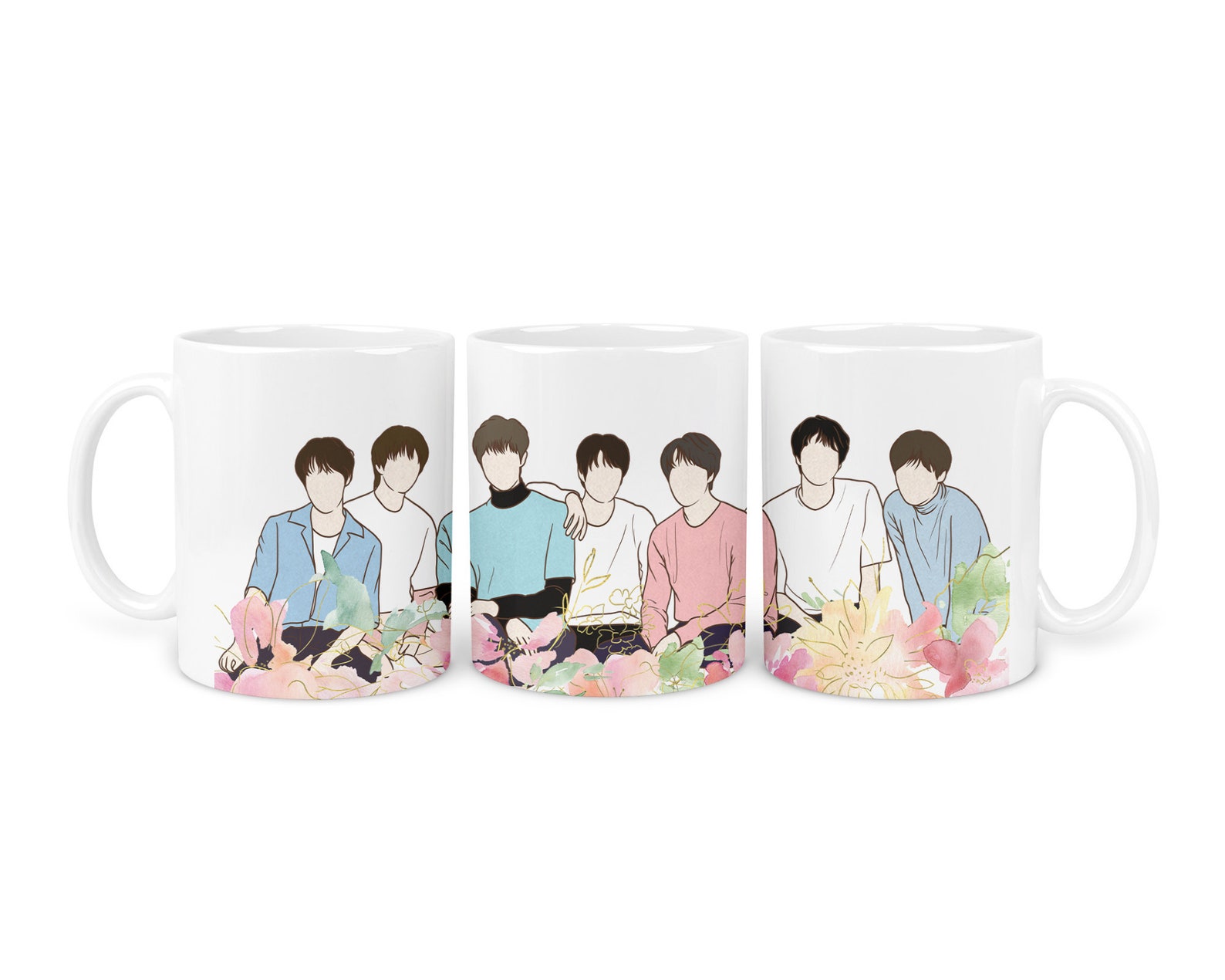 Kpop Mug BTS Mug Bts Gift Bts Merch Kpop Bts Kpop Minimal - Etsy